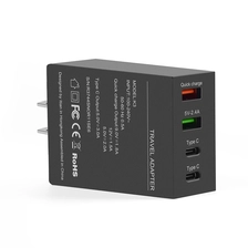 China QC 3.0 Typ-C x 2 4-Port USB 50W High Power Charger Hersteller