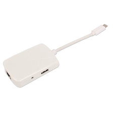 China USB-C zu USB3.0 + RJ45 Umschalter Hersteller