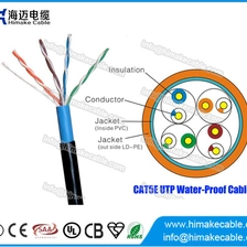 China Water bewijs UTP Cat5e kabel CCA BC dirigent fabrikant
