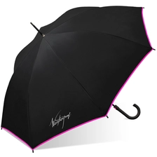 China 30inch Auto Open Match Color Fiberglass Windproof Frame Plastic Rubber Hanlde Golf Umbrella manufacturer