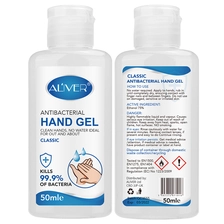 China 75% Alcohol Gel  Hand Sanitizer Gel Antibacterial Alcohol Hand Sanitizer Gel 50ml Wash Disinfectant factory fabrikant