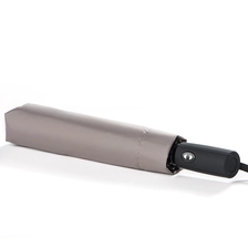 중국 High quality custom pongee fabric 3fold umbrella promotional rain umbrella cheap folding umbrella gray 제조업체