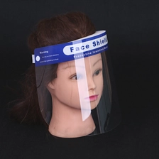 China Stock PVC transparente Schutz Gesichtsschutzmaske Hersteller