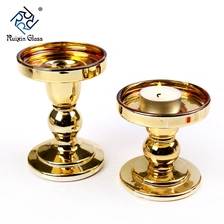China CD015 New Hot High White Glass Elephant Candle Holder For Wedding manufacturer