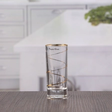 China Vidro de China 55ml grossa ouro javre tiro por atacado fabricante