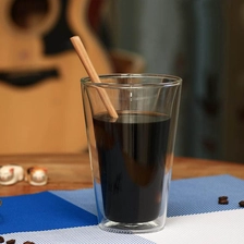 Cina Resistenti al calore tazza di vetro doppia doppia parete bicchieri tazze da caffè doppia parete produttore