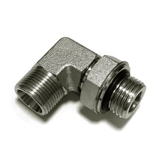 China 1CH9-OG 90 degree elbow metric thread adjustable stud ebds ISO 6149 Hersteller