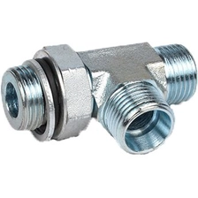 China ACCG-OG BSP Thread Adjustable stud end with O-Ring sealing run tee tube fittings Hersteller