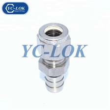 China Hydraulische Schnellkupplungen aus Edelstahlrohrleitungen Hersteller