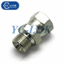China Förderung Doppelsechskant Kohlenstoffstahl hydraulische Armaturen Adapter Hersteller