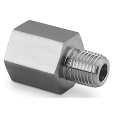 China Reduzieradapter für Edelstahlrohrverschraubung 14 in NPT-Buchse x 18 in NPT-Stecker Hersteller