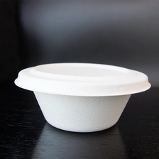Китай Устранимая суповая тарелка салатницы 9oz 250ml с крышкой поставщик производителя