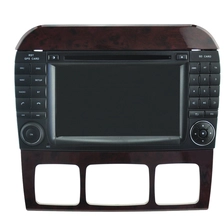Çin Android 7.1 Quad Core 1024*600 Car DVD player GPS Navigation stere for Mercedes Benz S series 1998-2005 üretici firma