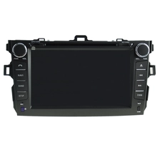 Çin Android 7.1 Quad Core 1024*600 Car DVD player GPS Navigation stere for Toyota Corolla 2008-2012 üretici firma