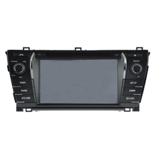 Çin Android 7.1 Quad Core 1024*600 Car DVD player GPS Navigation stere for  Toyota Corolla 2014 üretici firma