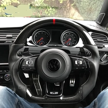 中国 大众汽车大众高尔夫7 R高尔夫7 MK7 GTI 7R方向盘Volant Lenkrad碳纤维 制造商