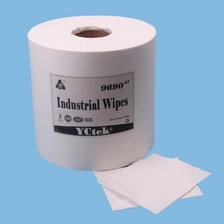 China 55%Woodpulp45%Polyester Spunlace Nonwoven for Industrial Cleaning Wipes manufacturer