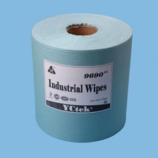 الصين Jumbo Roll 55٪ Woodpulp تنظيف صناعي 45٪ من البوليستر تنظيف جاف الصانع
