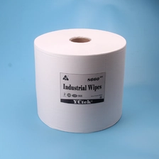 China White General Cleaning Wipes Woodpulp And Polypropylene Super Absorbent manufacturer
