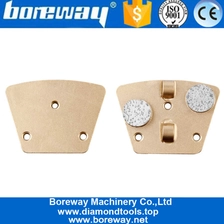 Cina 2x1 / 2 PCD PAD DI TRAPEZOID Disc con segmenti rotondi per la rimozione della resina epossidica produttore
