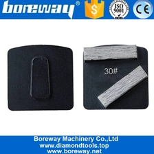 Китай Китай оптовик Diamond Double Rectangle Segment Husqvarna Black Metal Bond Diamond Polishing Pads производителя