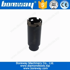 China Diamond Hole Drill Bit With Double Segments D35*85L*5/8"-11 manufacturer