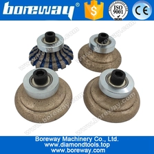 China F20*M10 complete set diamond router bit for grinding stone slab,F shape diamond router biF manufacturer