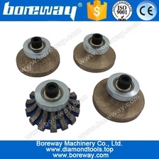 China H20*M10 complete set diamond router bit for grinding stone slab,H shape diamond router bit manufacturer