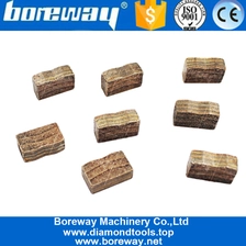 China M Forma Sandwich Diamante segmento de corte para cortar o granito fabricante