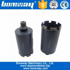 China Supply D70x150LxR1/2" CNC Granite Diamond Coring Drill Pipe Wet Use manufacturer