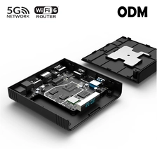 China 5G Network Amlogic Android TV Box with WiFi 6 Router manufacturer