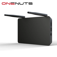 Çin Android 7.0 TV Kutusu ve WiFi Yönlendirici 2'si 1 Arada Amlogic S905W Dört Çekirdekli Çift Bant 2.4G/5G WIFI Akışlı Medya Oynatıcı üretici firma