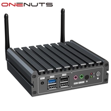 Çin Endüstriyel Kontrol Mini Bilgisayar Intel Celeron J1900 Mini PC 8 GB DDR3 128 GB eMMC, Windows 10 önceden yüklenmiş üretici firma