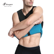 China Men Neoprene Body Shaper Gym Tank Top Factory manufacturer
