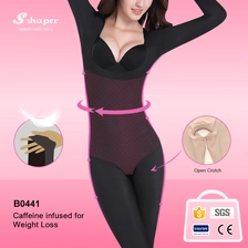 China OEM Long Sleeve Caffeine Infused Bodysuit On Sales manufacturer