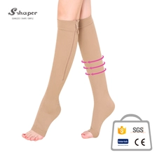 China Soothe varizes veias abertas Toe Leg Sleeves grosso fabricante