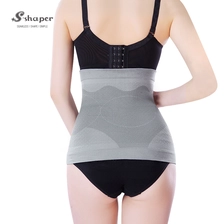 China Tourmaline Bamboo Fabric Waist Training Belts Wholesales manufacturer