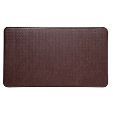 Cina Black ergonamic comfort anti fatigue floor mat for office/kitchen standing, 100% PU foam floor desk mat produttore