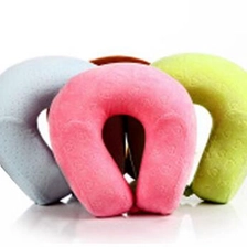 China Cute donut PU pillow, PU slow rebound neck Zhenxin, polyurethane memory foam U-pillow manufacturer