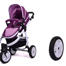 China Duurzaam OEM-fabrikant van polyurethaan wandelwagen pu banden voor de baby fabrikant