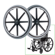 Cina PU elderly scooter tires medical wheelchair solid tires polyurethane foam tires PU tires produttore