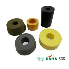 China PU foam sponge circle Chinese suppliers, PU foam tube made in China, PU foam casing China factory, PU foam polyurethane products ring manufacturer