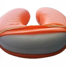 China PU semi-circular head massage pillow, PU slow rebound neck Zhenxin, polyurethane memory foam U-pillow manufacturer
