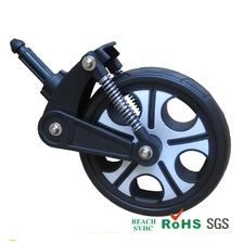 Cina PU tire supplier, baby trolley tire, PU tire, China PU solid tire supplier produttore