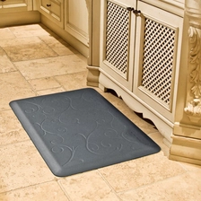 China Polyurethane comfort mats kitchen, comfort kitchen floor mats, black kitchen floor mats, black anti fatigue mat, best anti fatigue floor mats manufacturer