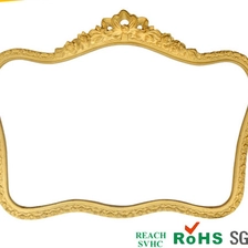 porcelana decorate mirror frame, wall frames,  round mirror frame, antique wooden photo frame, mirror photo frame fabricante