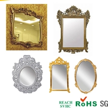 porcelana polyurethane mirror frame, wood frames, cheap mirror frames, pu mirror frame fabricante