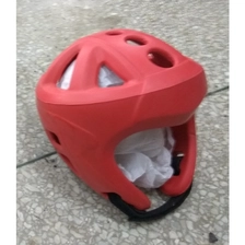porcelana high quality OEM head guard, head guard for taekwondo, red boxing headgear fabricante