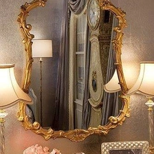 China mirror picture frame, abs mirror frame, mirror in a imitate wooden frame, oval mirror frame ,aluminum frame for mirror manufacturer