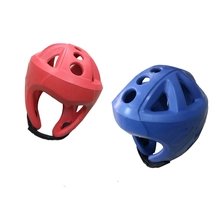 porcelana soft custom helmet, PU helmet for taekwondo, PU taekwondo head guard, PU head guard factory fabricante